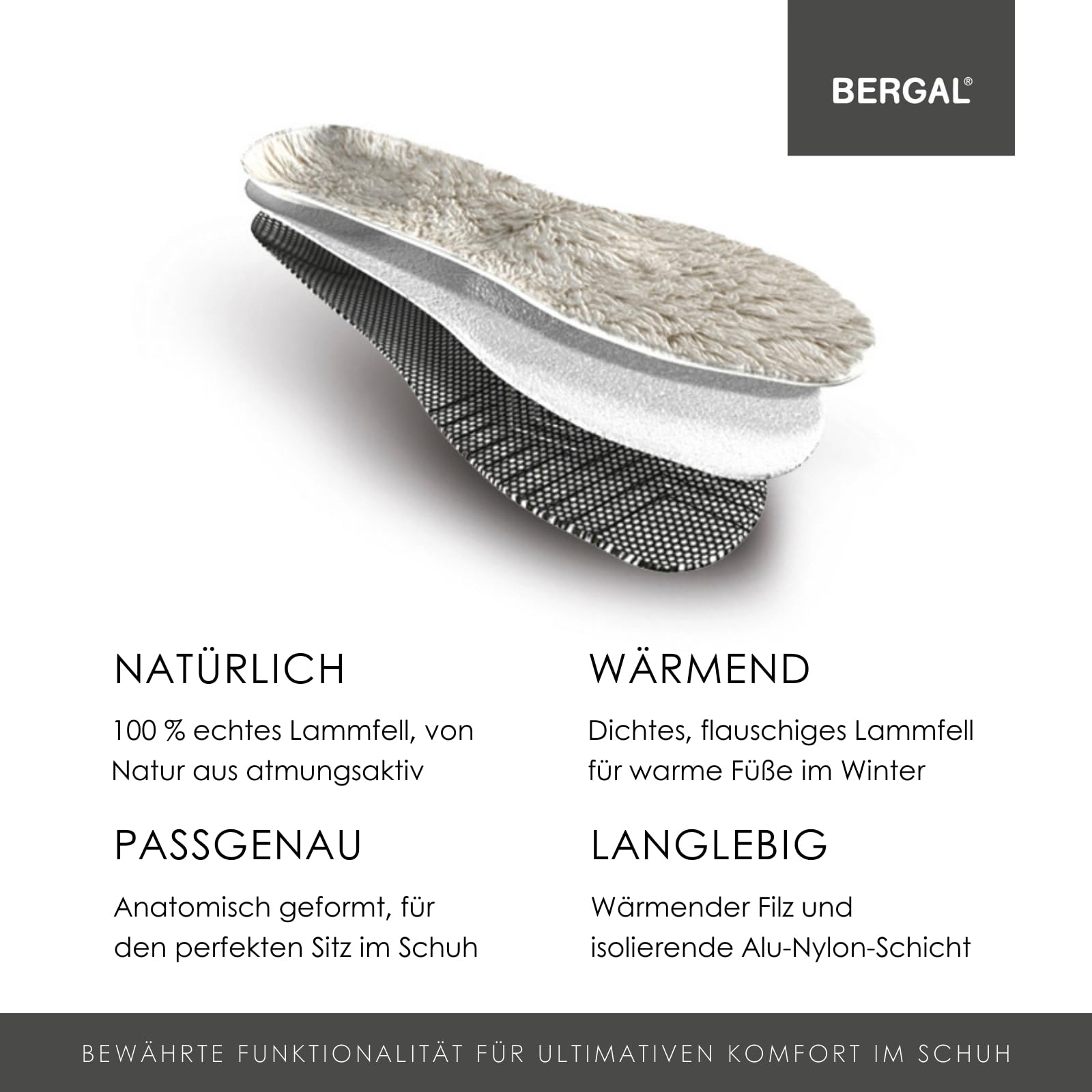bergal-x-treme-lambskin-lammfell-sohle-anatomisch-gr-36-42 image 5