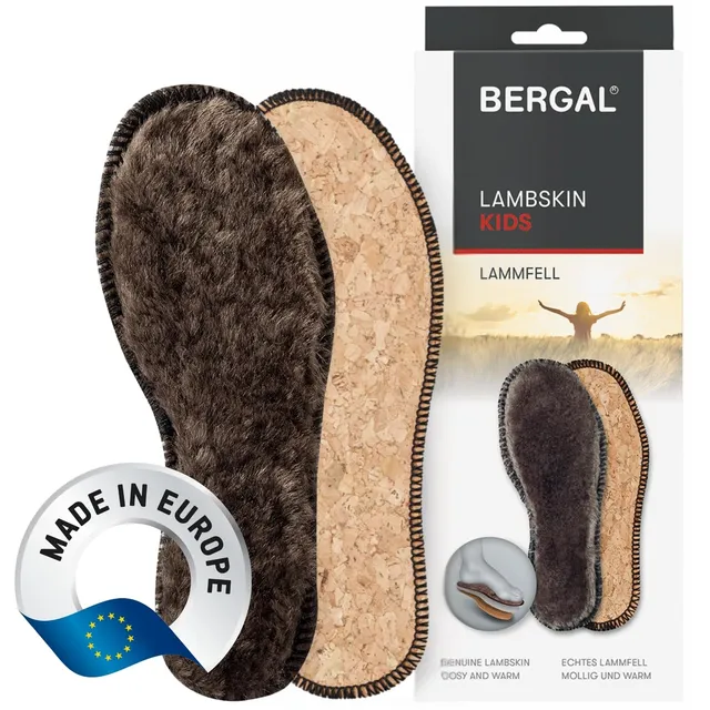 bergal-lambskin-kinder-lammfell-sohle-winter-thermosohle-mit-kork image 1
