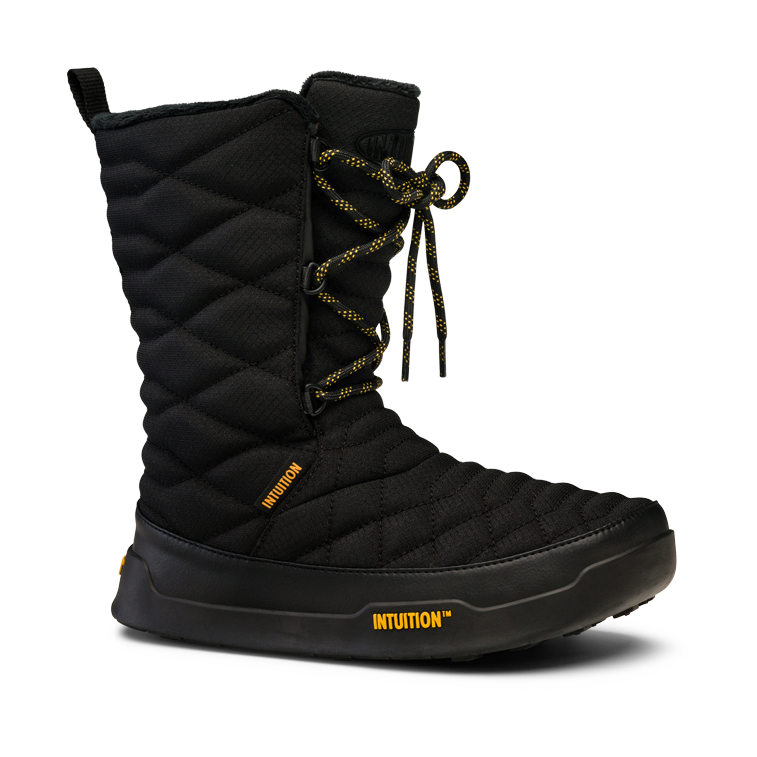 intuition-high-booties-black-gold-hohe-booties image 2