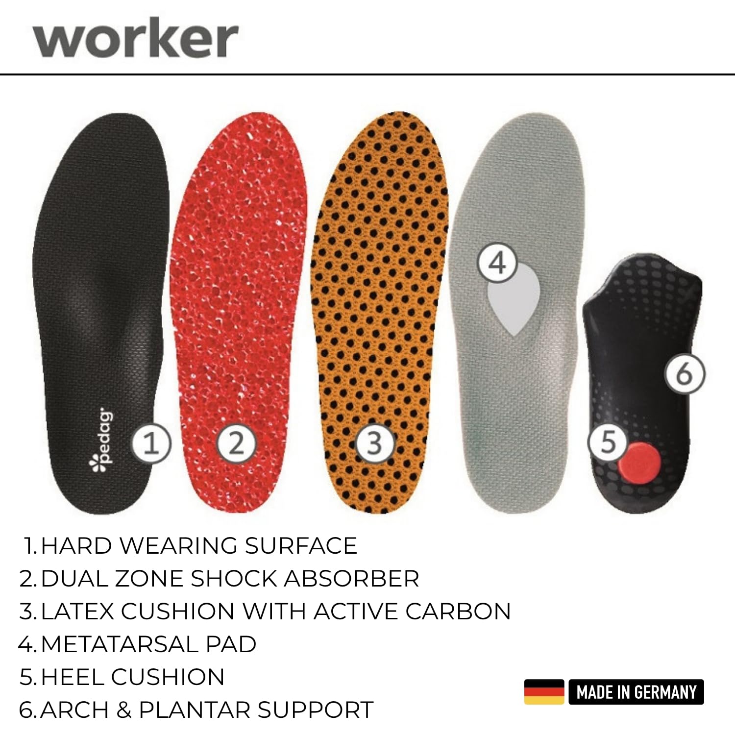 pedag-worker-einlegesohle-komfort-fu-bett-f-r-arbeits-outdoorschuhe image 3
