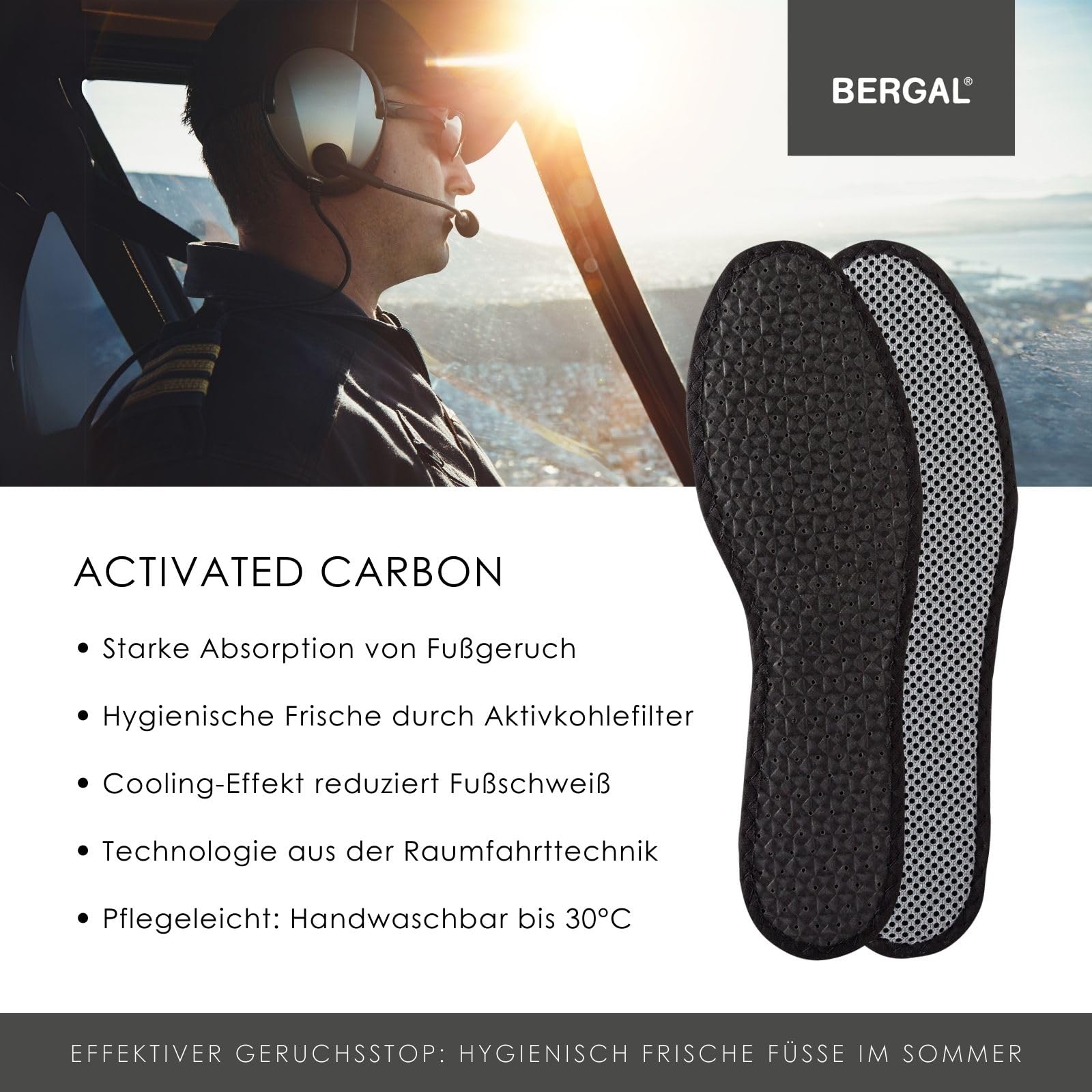 bergal-activated-carbon-einlegesohle-gr-39-hygienesohle-gegen-geruch image 2