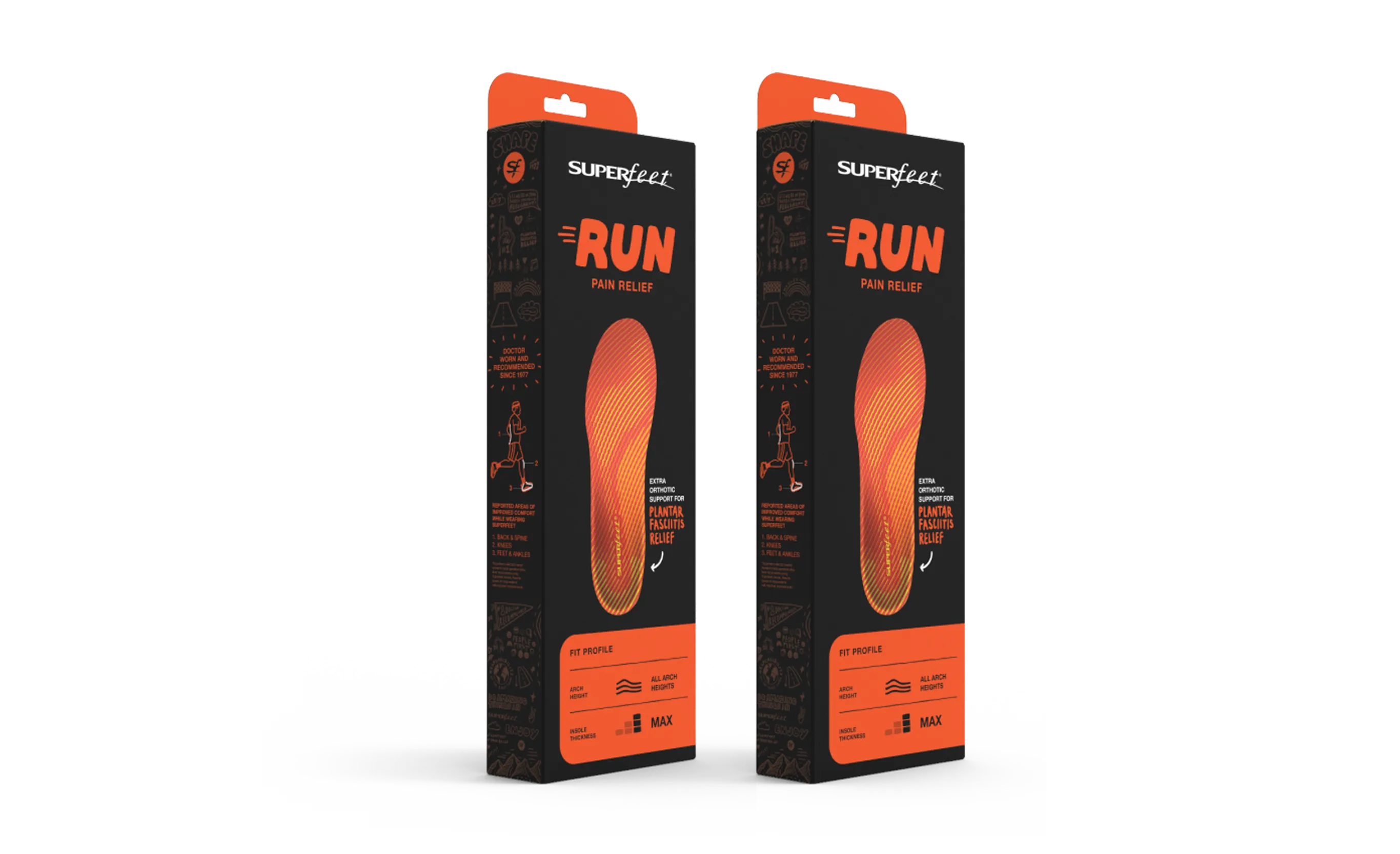 superfeet-run-pain-relief-einlegesohlen-2-pack-f-r-l-ufer image 1