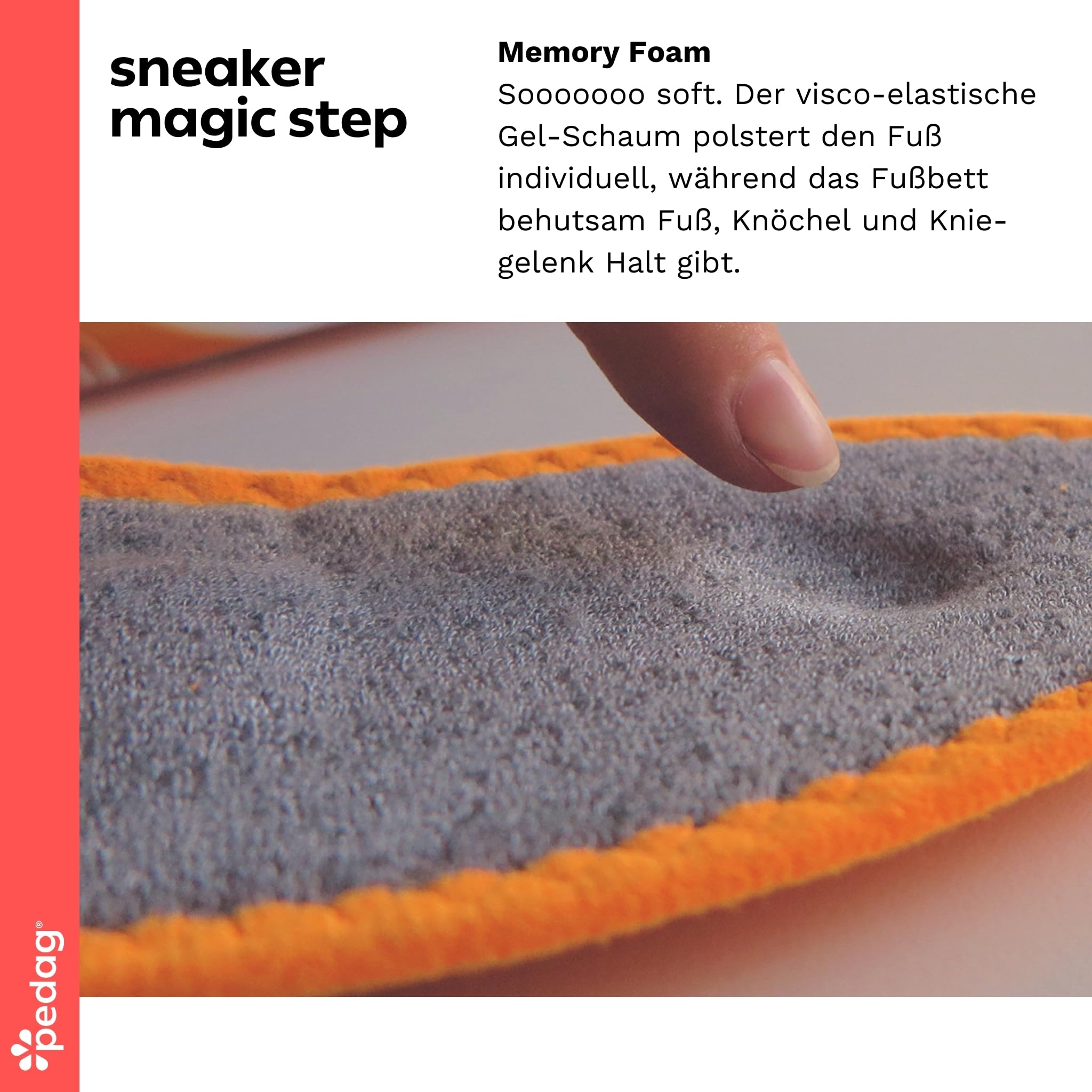 pedag-sneaker-magic-step-memory-schaum-einlegesohle image 6