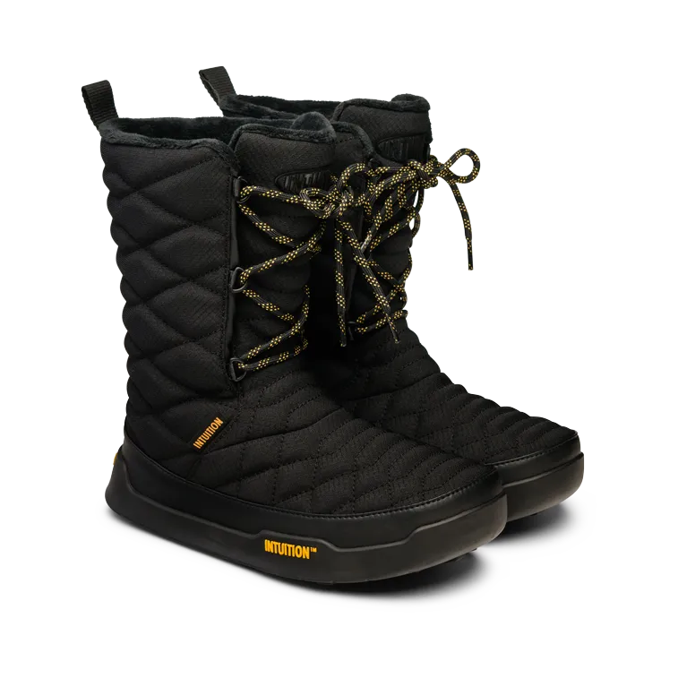 intuition-high-booties-black-gold-hohe-booties image 1