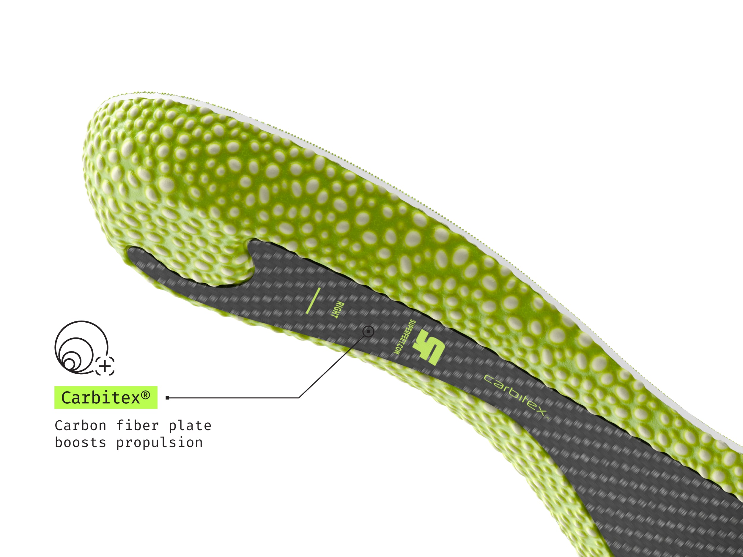 superfeet-run-pacer-elite-einlegesohlen-carbon-laufsohle image 4
