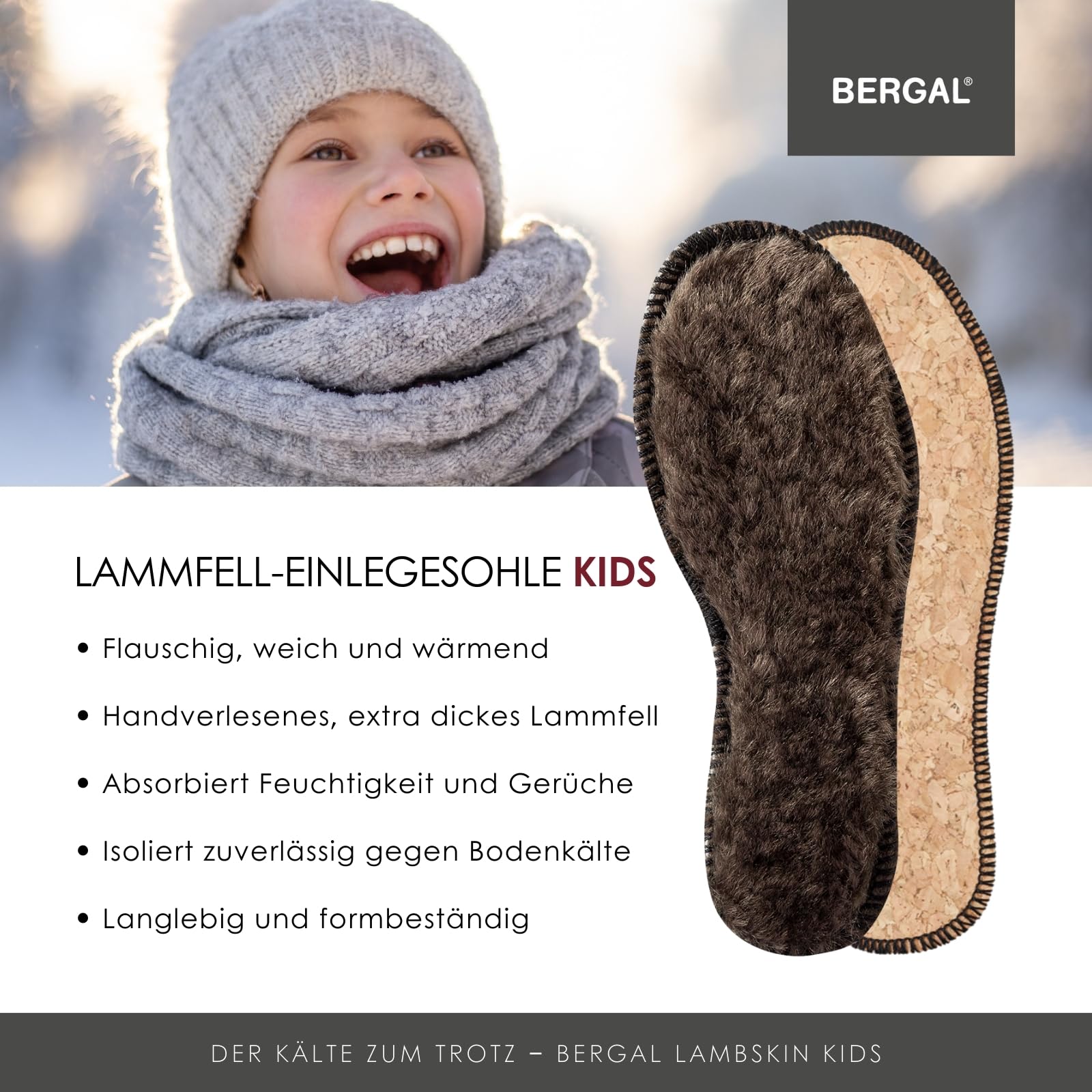 bergal-lambskin-kinder-lammfell-sohle-winter-thermosohle-mit-kork image 2
