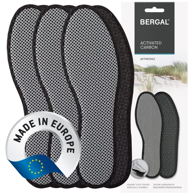 bergal-activated-carbon-hygienische-einlegesohlen-3-paar-gr-40-gegen-schwei-f-e image 1