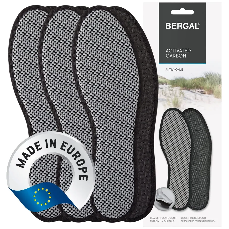 bergal-activated-carbon-hygienische-einlegesohlen-3-paar-gr-40-gegen-schwei-f-e image 1
