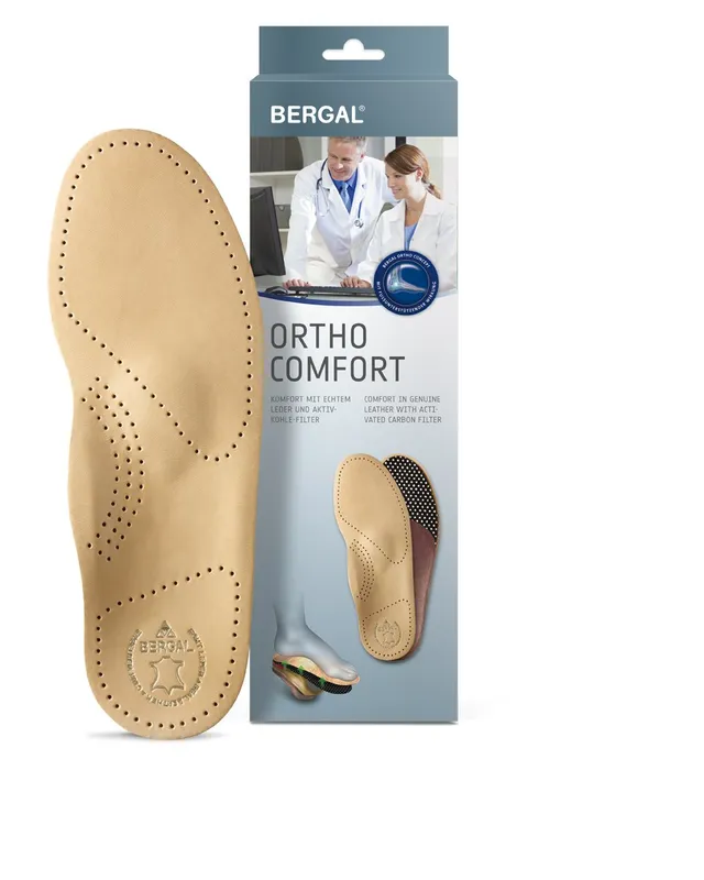 bergal-ortho-comfort-fu-bett-einlegesohle-echt-leder-herren-gr-44 image 1