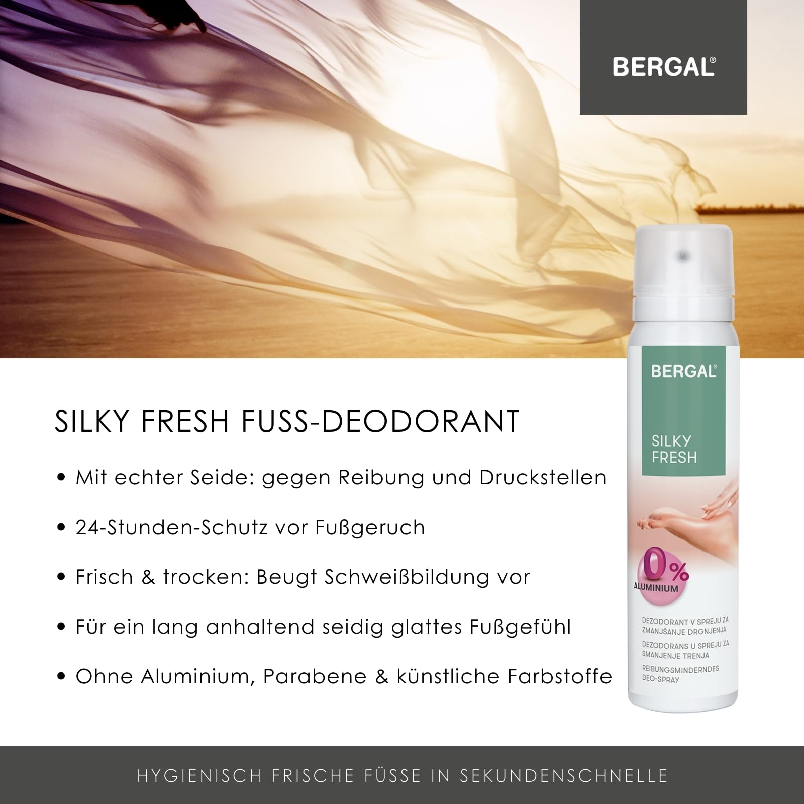 bergal-silky-fresh-fu-deo-spray-100-ml-schutz-vor-fu-geruch-mit-seide image 2