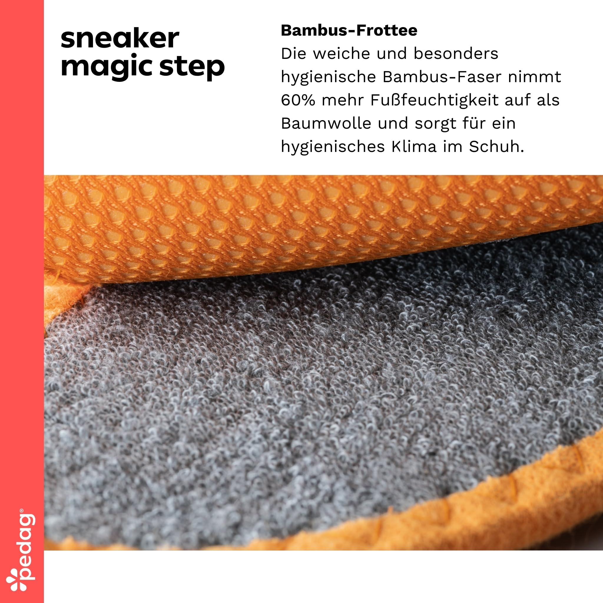 pedag-sneaker-magic-step-memory-schaum-einlegesohle image 7